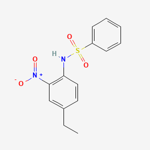 N-(4-ethyl-2-nitrophenyl)benzenesulfonamide