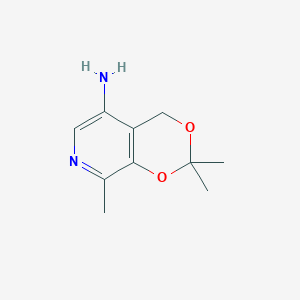 2,2,8-Trimethyl-4h-[1,3]dioxino[4,5-c]pyridin-5-amine