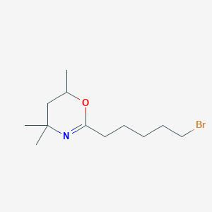 2-(5-Bromopentyl)-4,4,6-trimethyl-5,6-dihydro-4h-1,3-oxazine