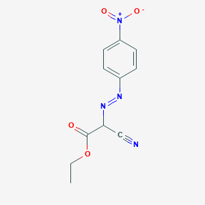 Ethyl cyano[(E)-(4-nitrophenyl)diazenyl]acetate