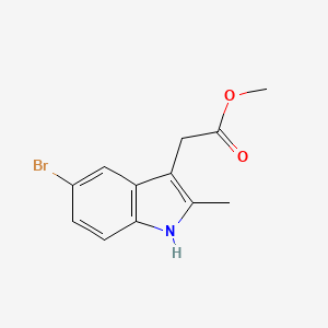 methyl 2-(5-bromo-2-methyl-1H-indol-3-yl)acetate