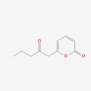 6-(2-Oxopentyl)pyran-2-one