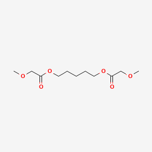 molecular formula C11H20O6 B14007595 Pentane-1,5-diyl bis(methoxyacetate) CAS No. 38342-45-9