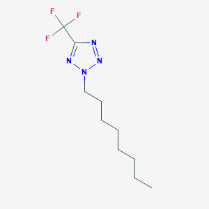 molecular formula C10H17F3N4 B14007603 2-Octyl-5-(trifluoromethyl)-2h-tetrazole CAS No. 1893-98-7