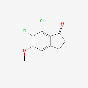 6,7-dichloro-5-methoxy-2,3-dihydro-1H-inden-1-one