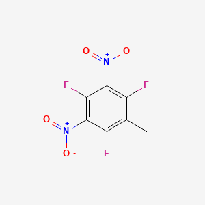 molecular formula C7H3F3N2O4 B14007613 3,5-Dinitrotrifluorotoluene 