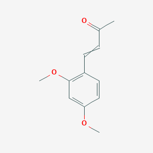 molecular formula C12H14O3 B14007645 3-Buten-2-one,4-(2,4-dimethoxyphenyl)- 