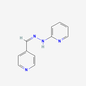 N-[(Z)-pyridin-4-ylmethylideneamino]pyridin-2-amine