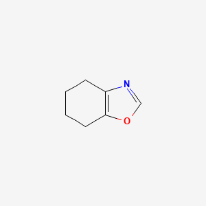 molecular formula C7H9NO B14007680 4,5,6,7-Tetrahydro-1,3-benzoxazole CAS No. 40814-50-4