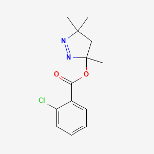 (3,5,5-trimethyl-4H-pyrazol-3-yl) 2-chlorobenzoate