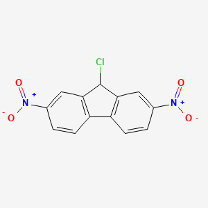 9H-Fluorene,9-chloro-2,7-dinitro-