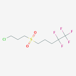 Pentane, 5-[(3-chloropropyl)sulfonyl]-1,1,1,2,2-pentafluoro-