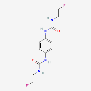 1,1'-Benzene-1,4-diylbis[3-(2-fluoroethyl)urea]