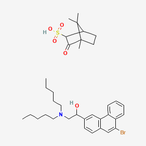 1-(9-Bromophenanthren-3-yl)-2-(dipentylamino)ethanol