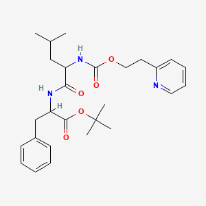 tert-Butyl N-{[2-(pyridin-2-yl)ethoxy]carbonyl}leucylphenylalaninate