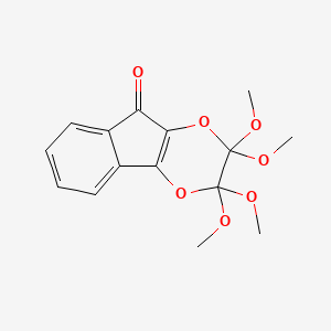 2,2,3,3-Tetramethoxyindeno[1,2-b][1,4]dioxin-9-one