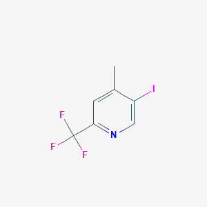 molecular formula C7H5F3IN B1400788 5-Iodo-4-methyl-2-(trifluoromethyl)pyridine CAS No. 944317-55-9