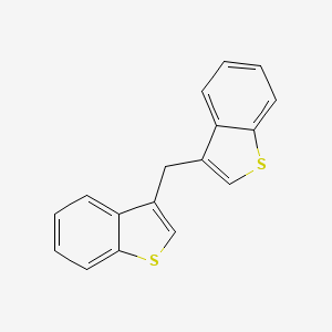 molecular formula C17H12S2 B14007892 3,3'-Methylenebis(1-benzothiophene) CAS No. 93328-34-8