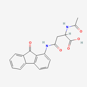 n2-Acetyl-n-(9-oxo-9h-fluoren-1-yl)asparagine