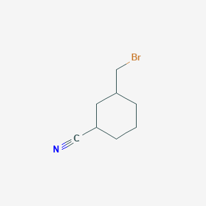 3-(Bromomethyl)cyclohexanecarbonitrile