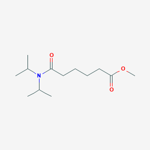 molecular formula C13H25NO3 B14007959 Methyl 6-(dipropan-2-ylamino)-6-oxohexanoate CAS No. 6946-67-4