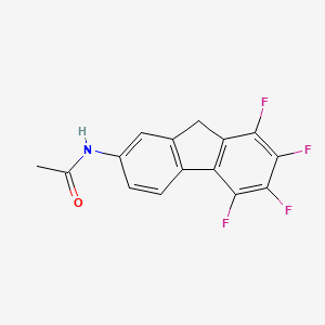 n-(5,6,7,8-Tetrafluoro-9h-fluoren-2-yl)acetamide