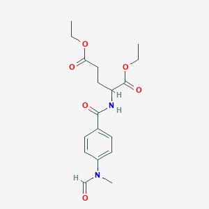 Diethyl n-{4-[formyl(methyl)amino]benzoyl}glutamate