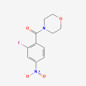 molecular formula C11H11FN2O4 B1400807 (2-Fluoro-4-nitrophenyl)(morpholino)methanone CAS No. 1251950-52-3