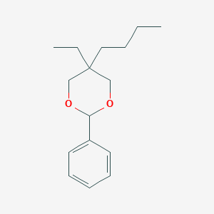 molecular formula C16H24O2 B14008086 5-Butyl-5-ethyl-2-phenyl-1,3-dioxane CAS No. 727-14-0