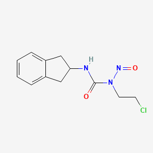 Urea, 1-(2-chloroethyl)-3-(2-indanyl)-1-nitroso-