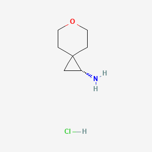 (R)-6-oxaspiro[2.5]octan-1-amine hydrochloride