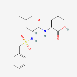 N-(Phenylmethanesulfonyl)leucylleucine