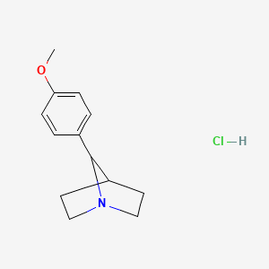 7-(4-Methoxyphenyl)-1-azabicyclo[2.2.1]heptane hydrochloride