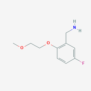 5-Fluoro-2-(2-methoxyethoxy)-benzylamine