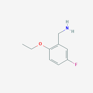 molecular formula C9H12FNO B1400813 (2-Ethoxy-5-fluorophenyl)methanamine CAS No. 1096343-30-4