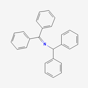 Benzenemethanamine, N-(diphenylmethylene)-alpha-phenyl-