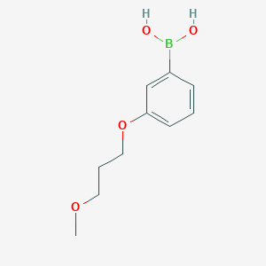 molecular formula C10H15BO4 B1400816 (3-(3-Methoxypropoxy)phenyl)boronic acid CAS No. 863252-62-4