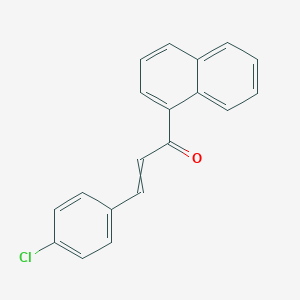 3-(4-Chlorophenyl)-1-(1-naphthyl)prop-2-en-1-one