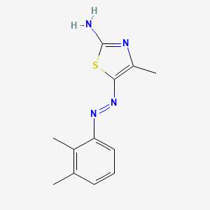 N-[(2-Imino-4-methyl-1,3-thiazol-5-ylidene)amino]-2,3-dimethyl-aniline