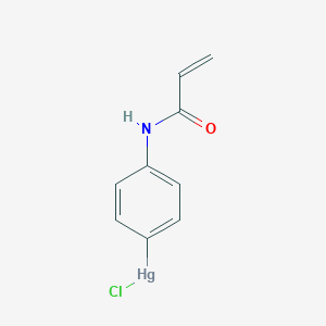 molecular formula C₉H₈ClHgNO B140082 Chloro-[4-(prop-2-enoylamino)phenyl]mercury CAS No. 72136-45-9