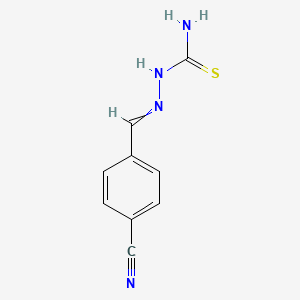 [(4-Cyanophenyl)methylideneamino]thiourea