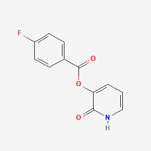 (2-oxo-1H-pyridin-3-yl) 4-fluorobenzoate