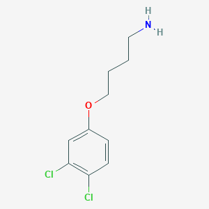 molecular formula C10H13Cl2NO B1400822 4-(3,4-二氯苯氧基)丁-1-胺 CAS No. 333799-80-7