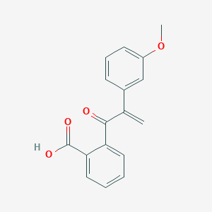 2-[2-(3-Methoxyphenyl)prop-2-enoyl]benzoic acid