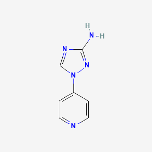 molecular formula C7H7N5 B1400825 1-(吡啶-4-基)-1H-1,2,4-三唑-3-胺 CAS No. 1248663-31-1