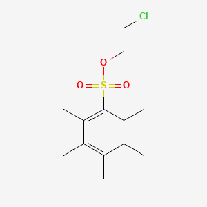 molecular formula C13H19ClO3S B14008251 2-Chloroethyl 2,3,4,5,6-pentamethylbenzene-1-sulfonate CAS No. 85650-09-5