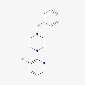 B1400828 1-Benzyl-4-(3-bromopyridin-2-yl)piperazine CAS No. 1293214-99-9