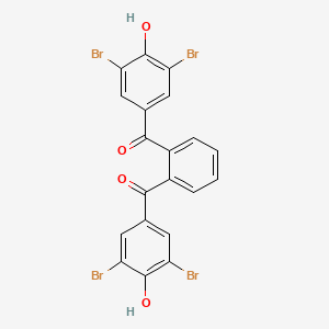 (1,2-Phenylene)bis[(3,5-dibromo-4-hydroxyphenyl)methanone]