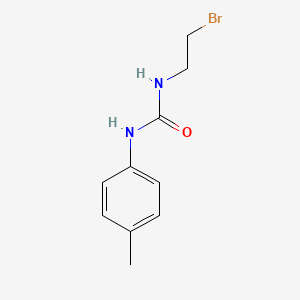 molecular formula C10H13BrN2O B14008364 1-(2-Bromoethyl)-3-(4-methylphenyl)urea CAS No. 15145-44-5