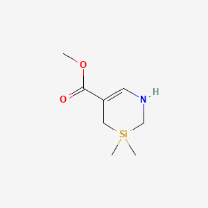 Methyl 3,3-dimethyl-1,2,3,4-tetrahydro-1,3-azasiline-5-carboxylate